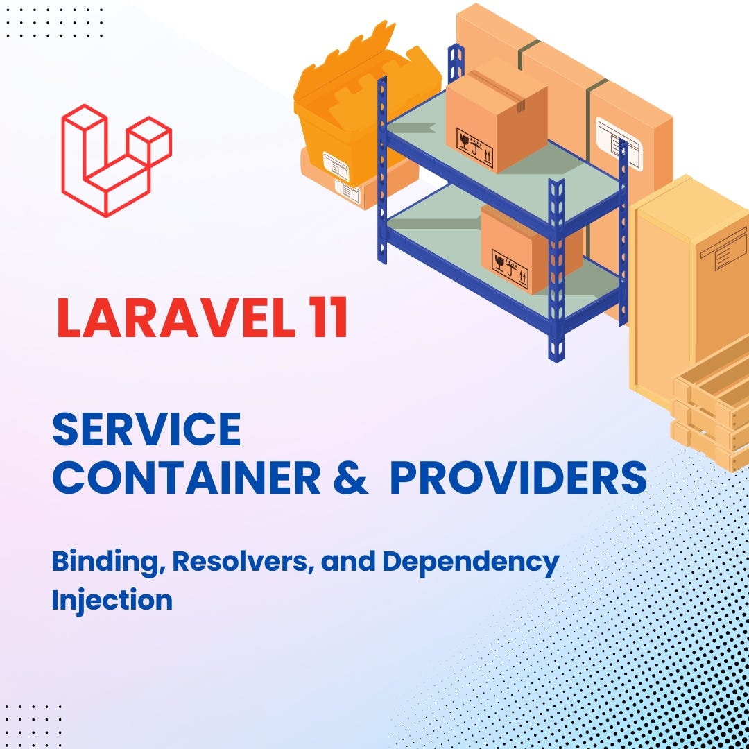Service Container & Service Providers in Laravel 11: Binding, Resolvers, and Dependency Injection