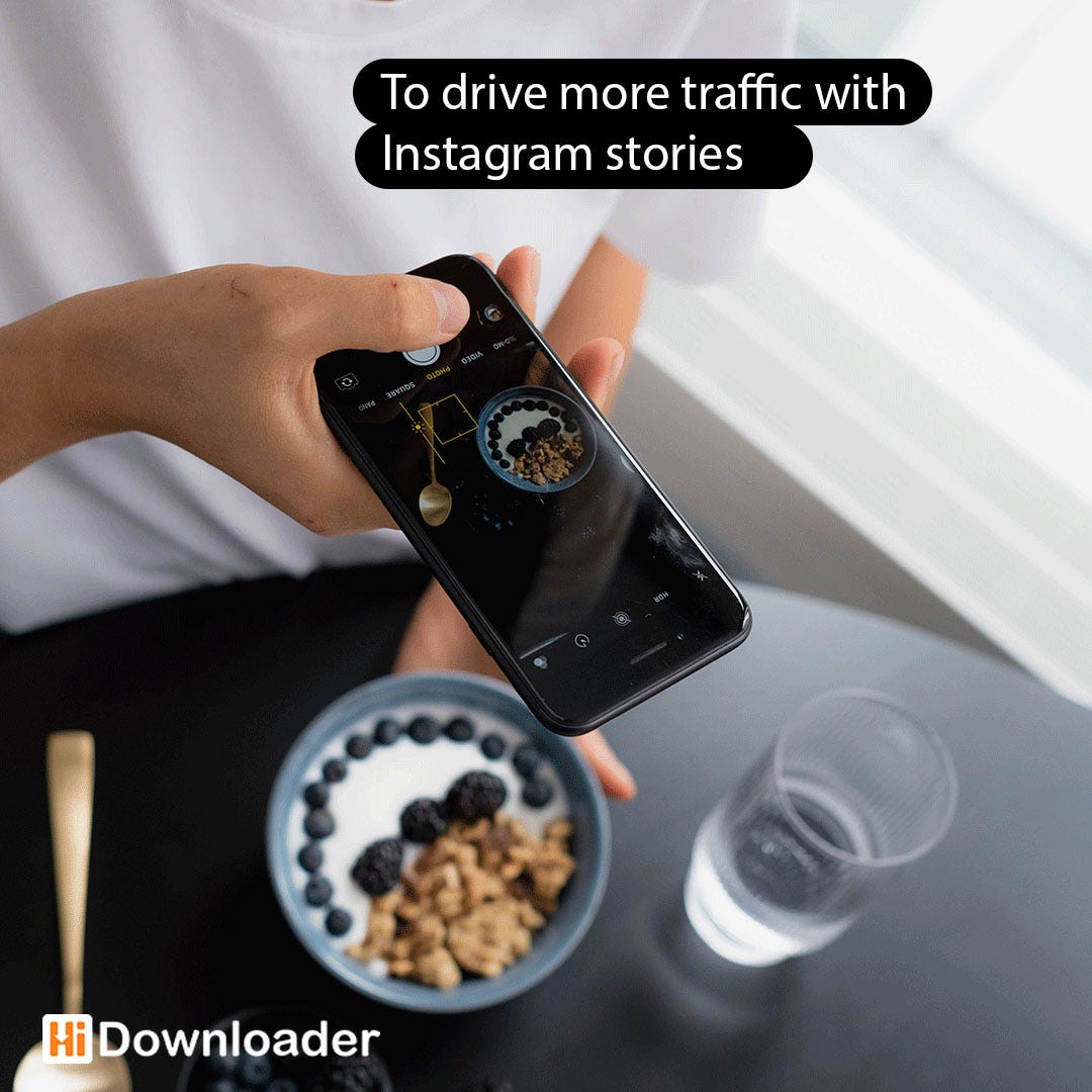 To drive more traffic with Instagram stories
