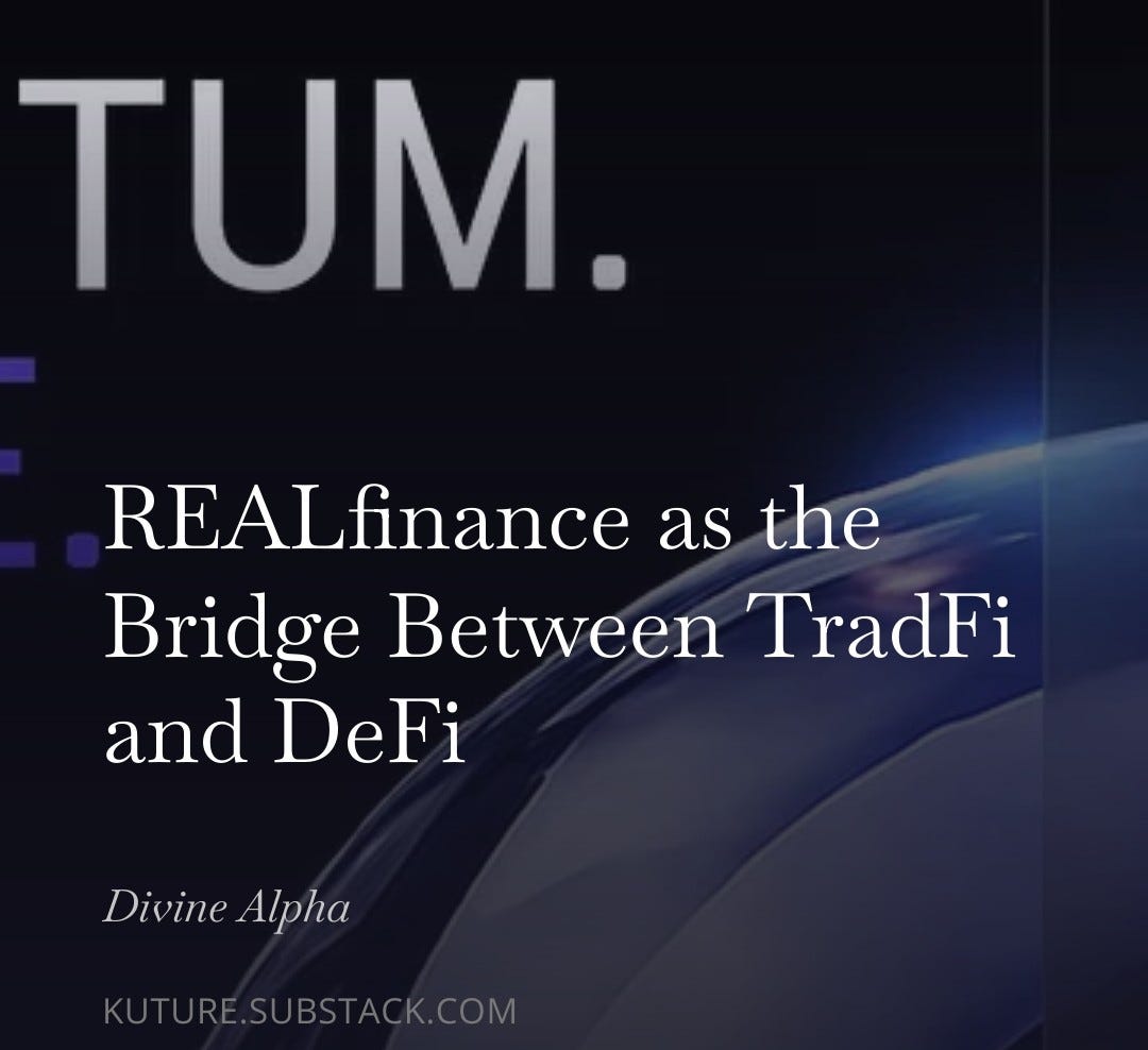 REALfinance as the Bridge Between TradFi and DeFi