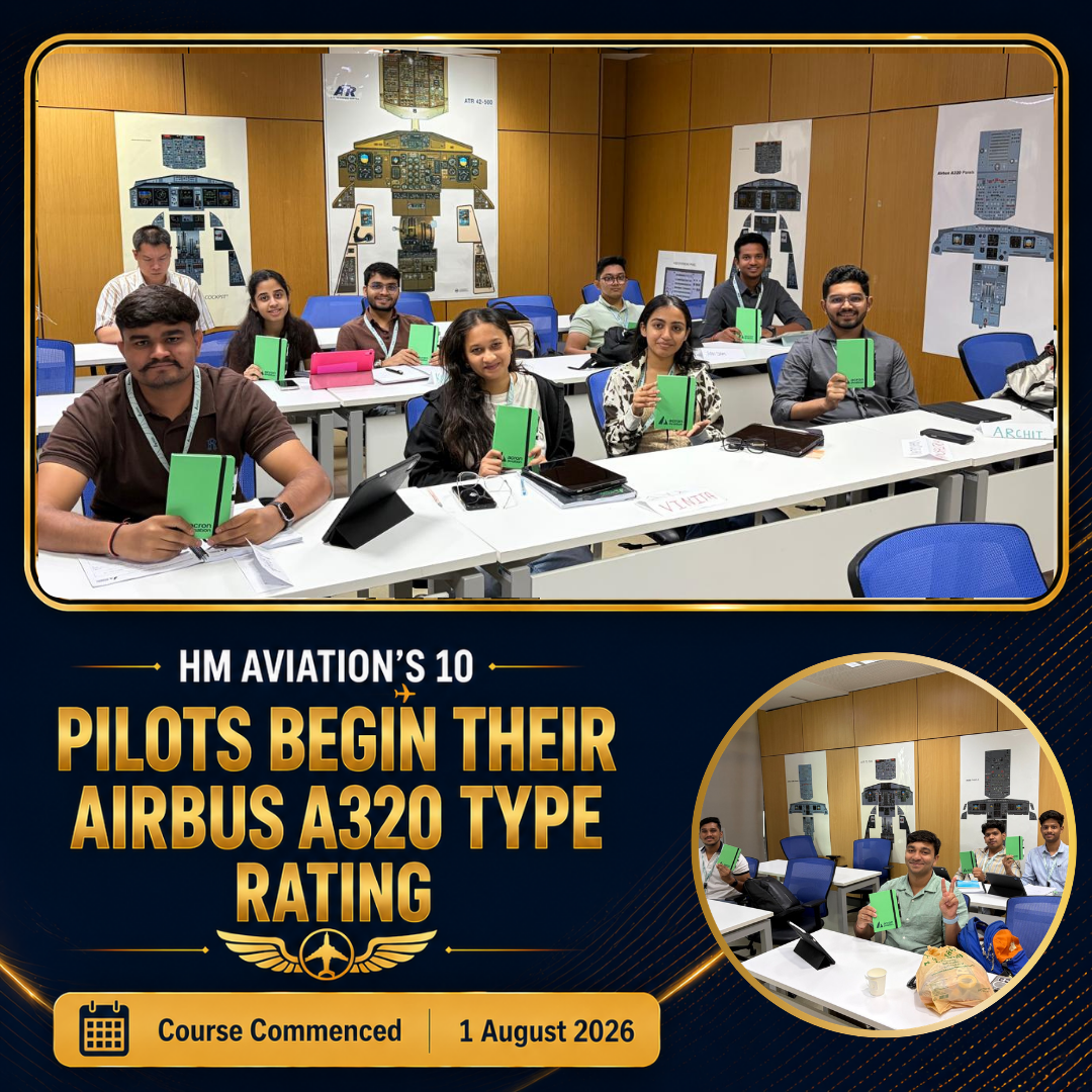 HM Aviation Launches A320 Type Rating Batch for 10 Pilots at Acron Avi HM Aviation Launches A320 Type Rating Batch for 10 Pilots at Acron Avi