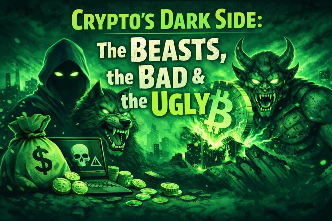 Crypto’s Dark Side: The Beasts, the Bad & the Ugly