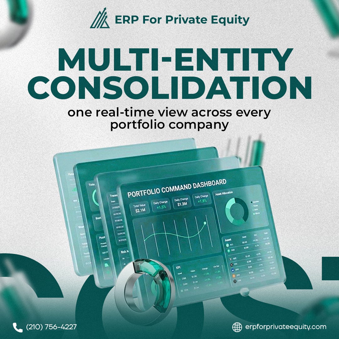 Multi-Entity Consolidation — One Real-Time View Across Every Portfolio Company