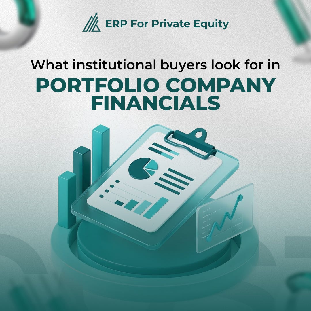 What Institutional Buyers Look for in Portfolio Company Financials