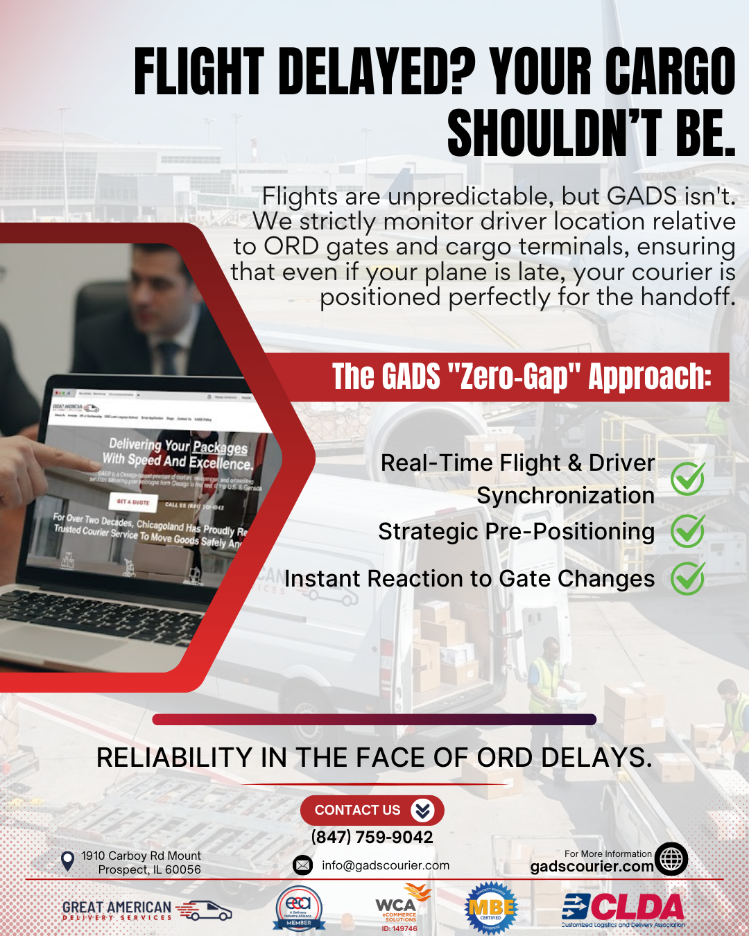 Flight Delayed- Your Cargo Shouldn’t Be.