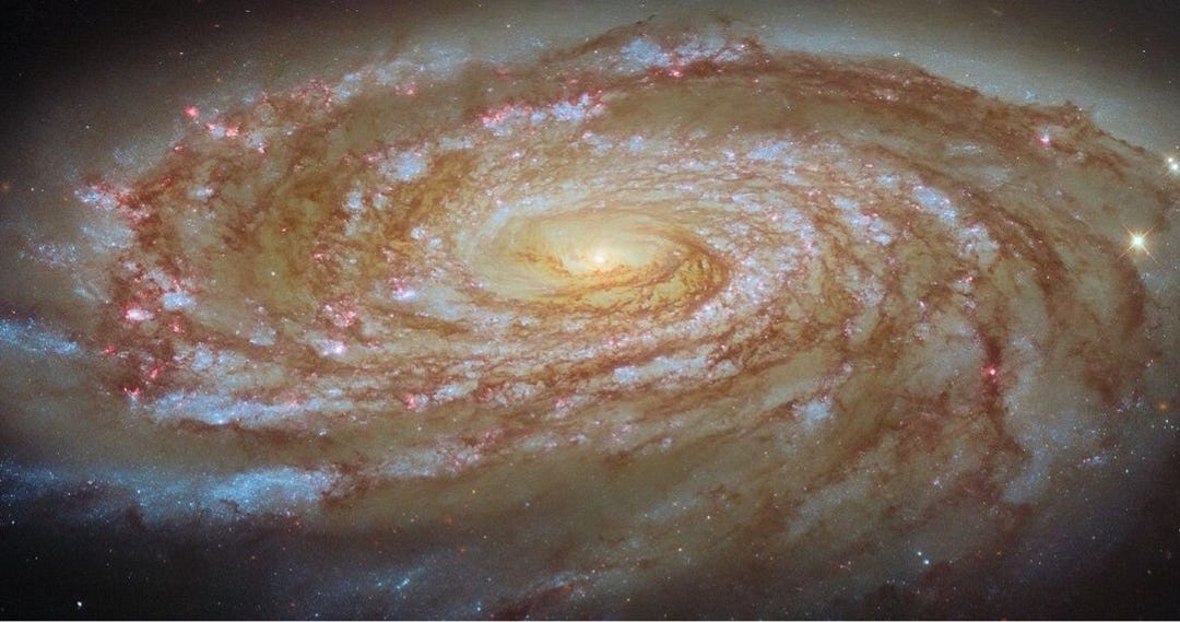 A galaxy on a perilous journey. A galaxy on a perilous journey.