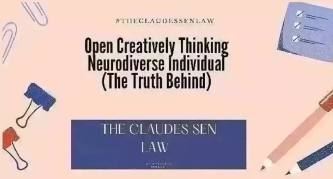 Open Creatively Thinking Neurodiverse Individual