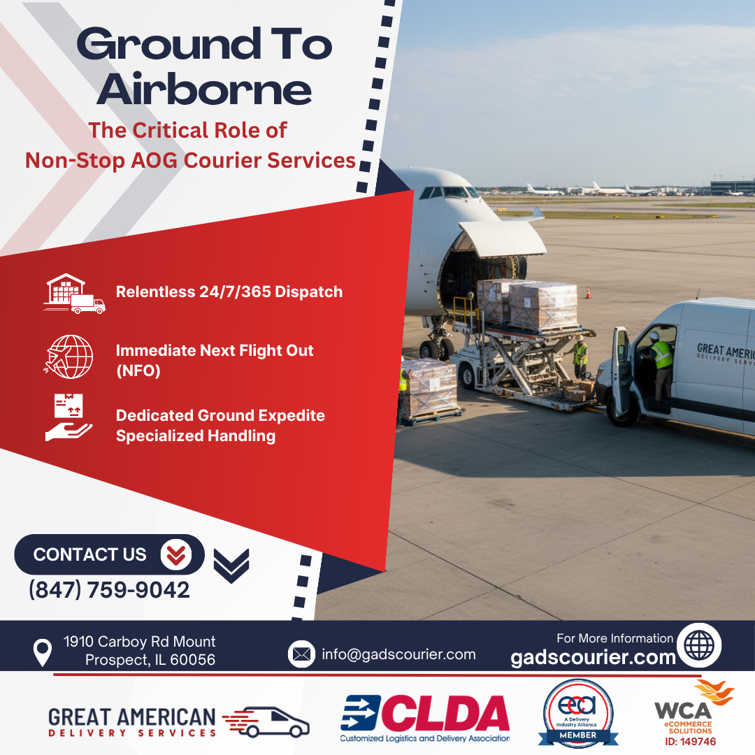 Ground to Airborne: The Critical Role of Non-Stop AOG Courier Services Ground to Airborne: The Critical Role of Non-Stop AOG Courier Services