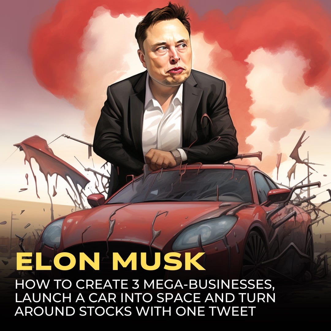 Elon Musk – how to launch a car into space and turn around stocks with