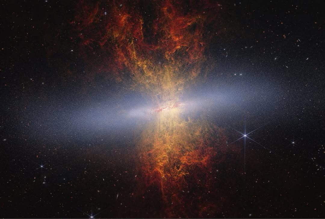 A galaxy where star birth is happening at full speed.