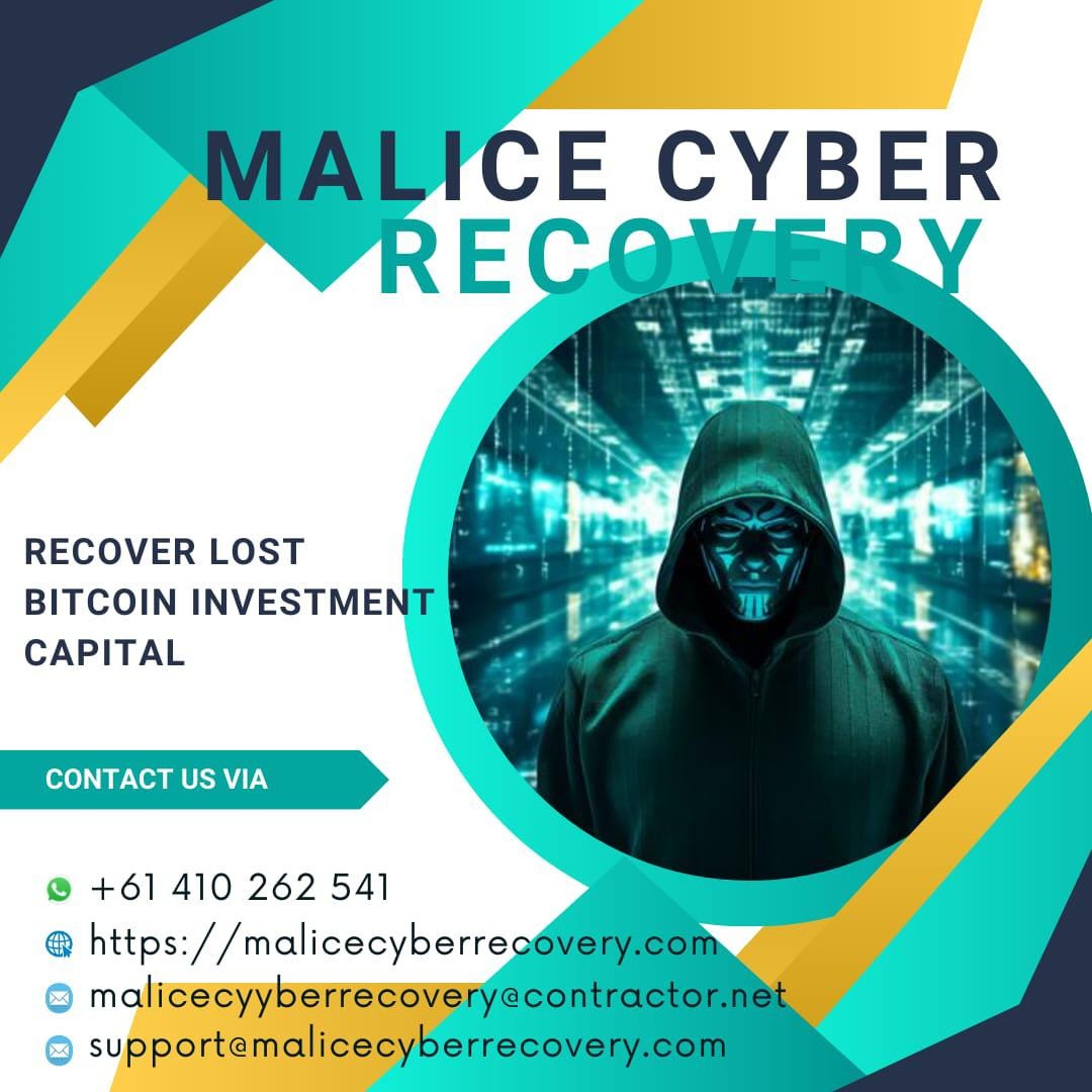 HOW TO RECOVER STOLEN OR LOST BITCOIN/MALICE CYBER RECOVERY WILL SOLVE YOUR PROBLEMS