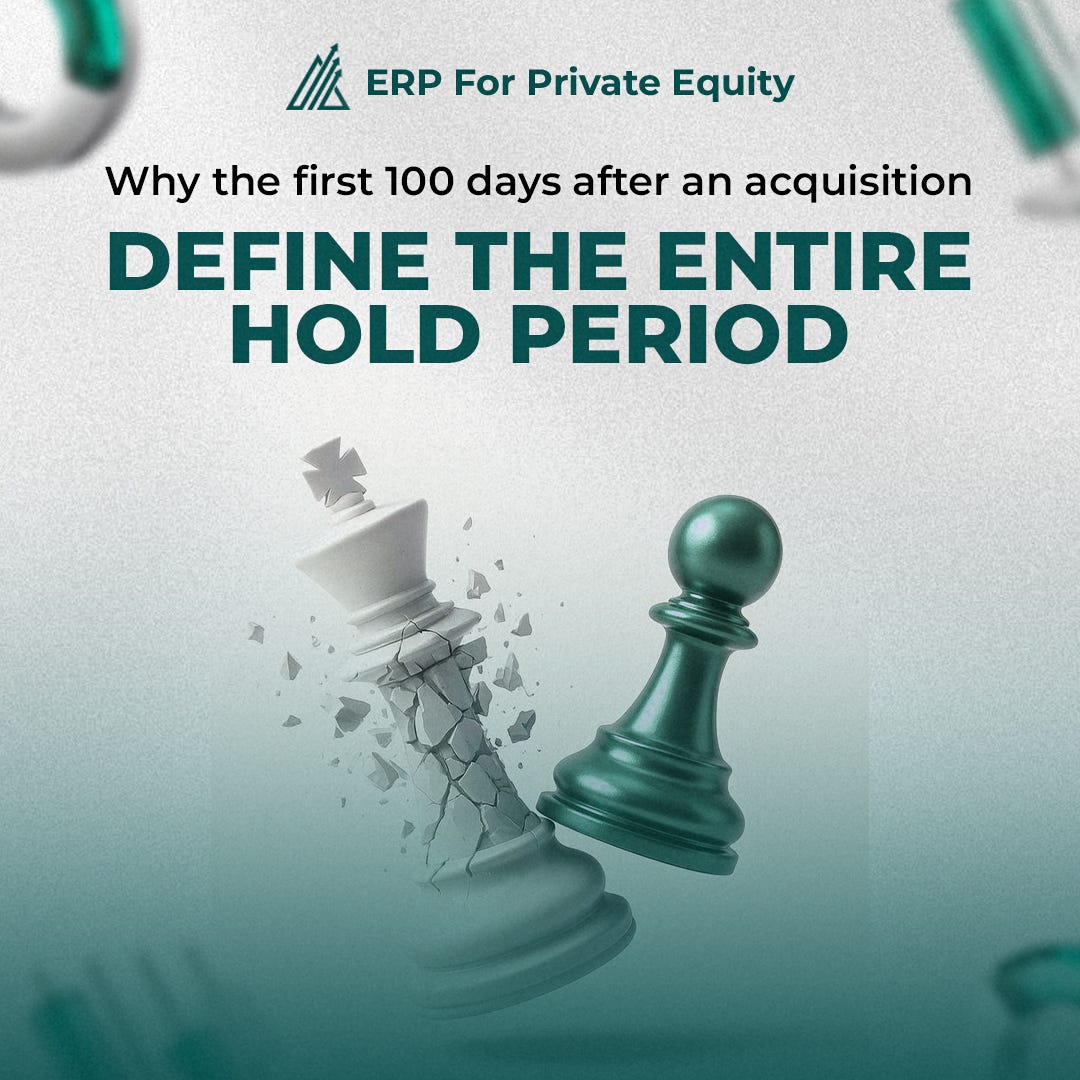 Why the First 100 Days After an Acquisition Define the Entire Hold Period