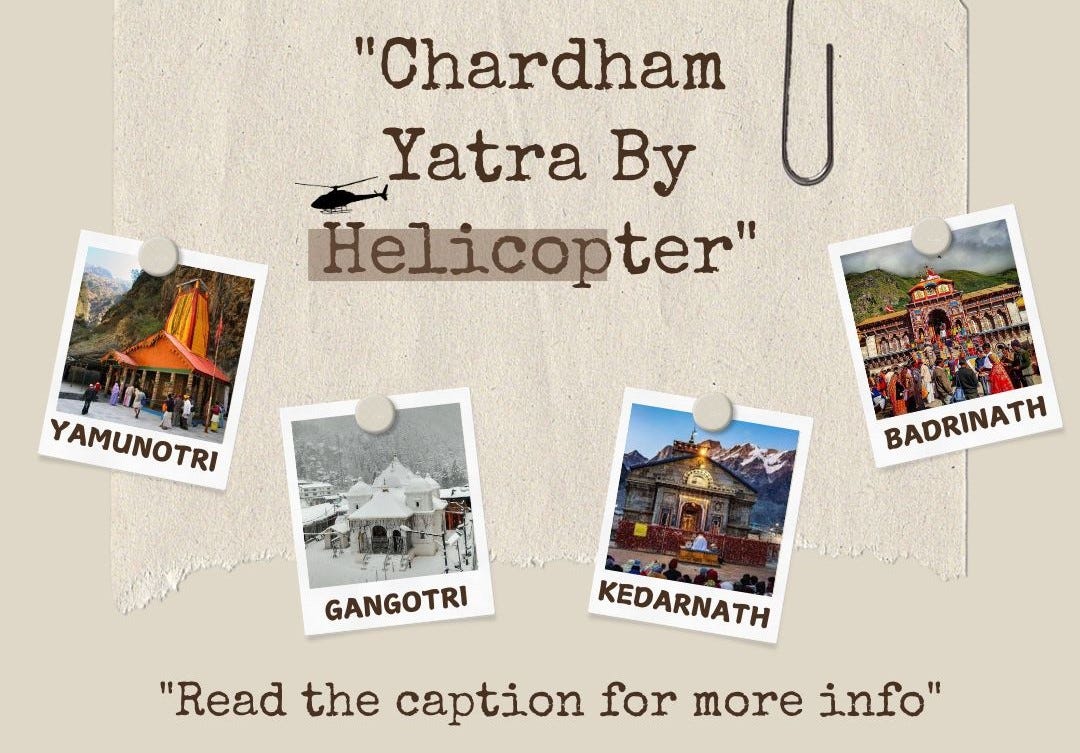 A Complete Guide to Char Dham Yatra by Helicopter (2026): Itinerary Co