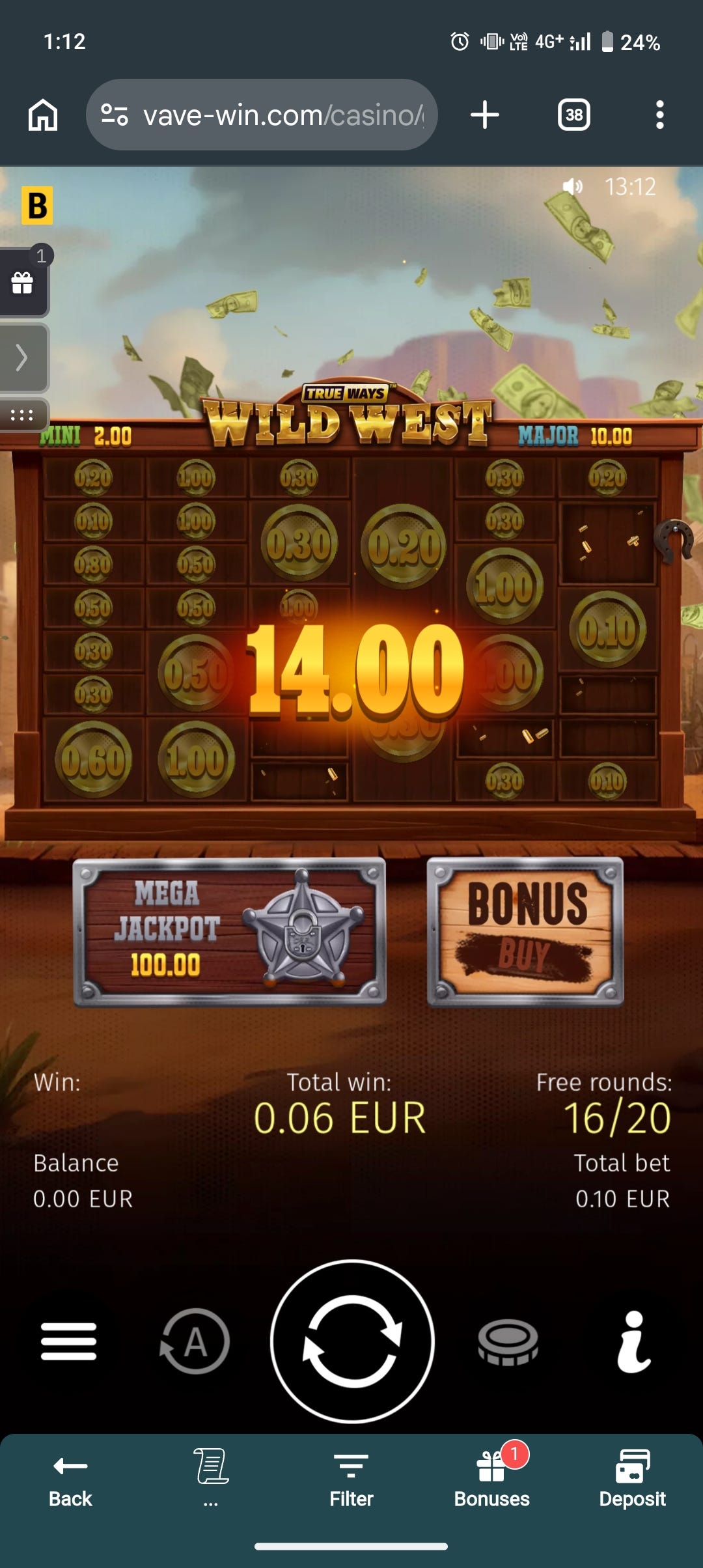 Vave Casino Review-The easy crypto casino website.