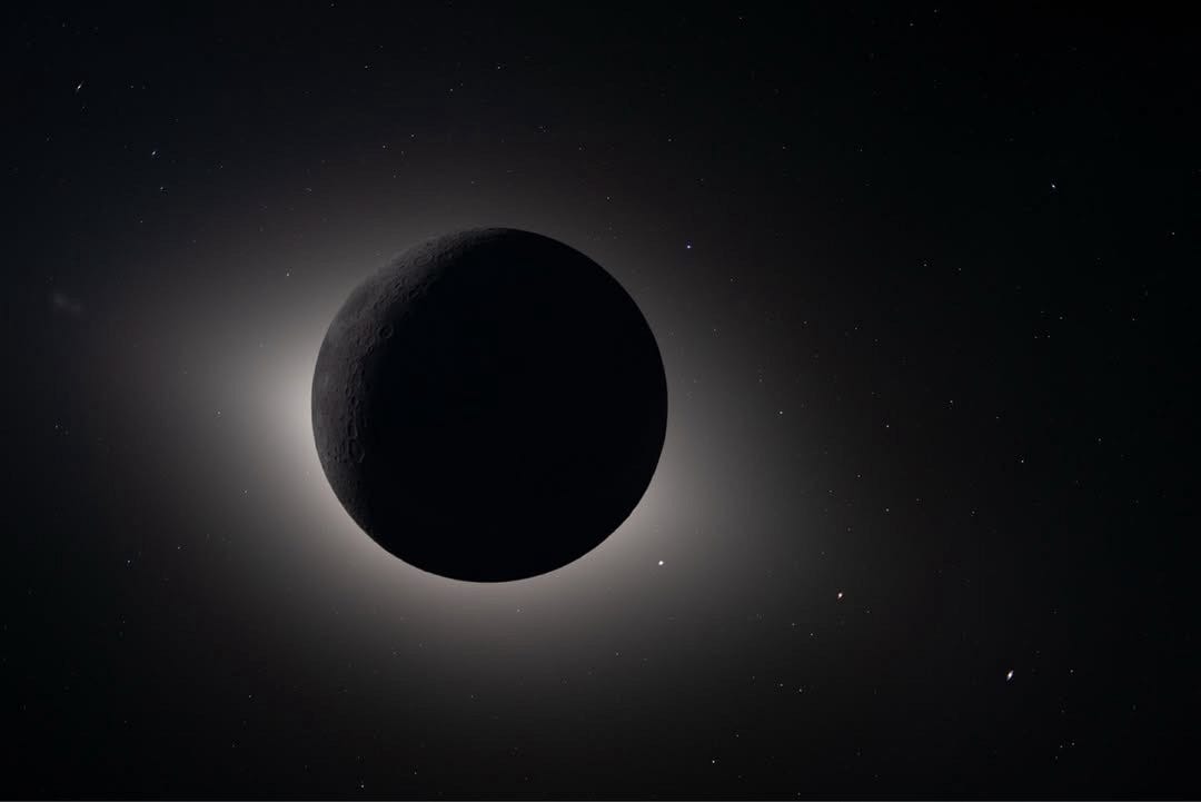 Totality beyond Earth. Totality beyond Earth.