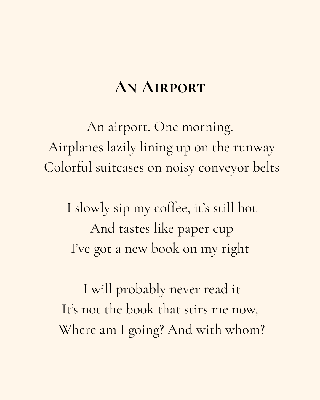 An Airplane