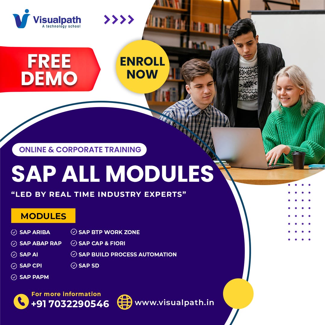 SAP AI Training in Hyderabad -Learn Smarter with Visualpath