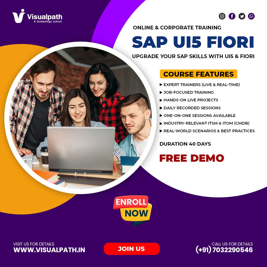 SAP Fiori Course | SAP UI5 Fiori Training in Chennai