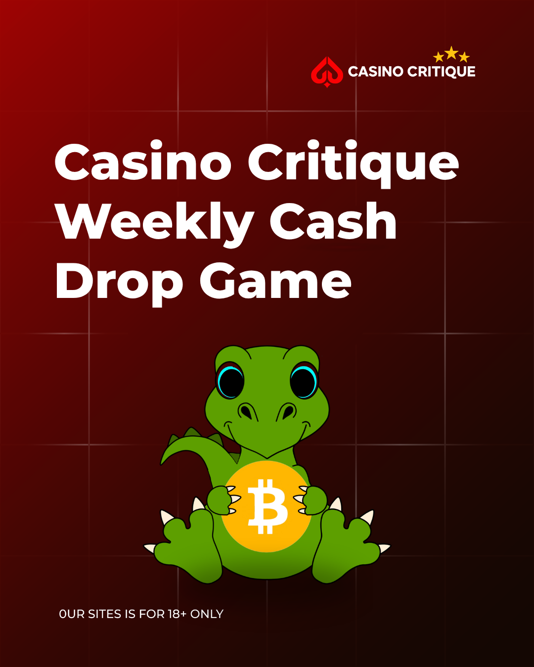 Casino Critique Weekly Cash Drop Game — Win Real Bitcoin Every Wednesday!