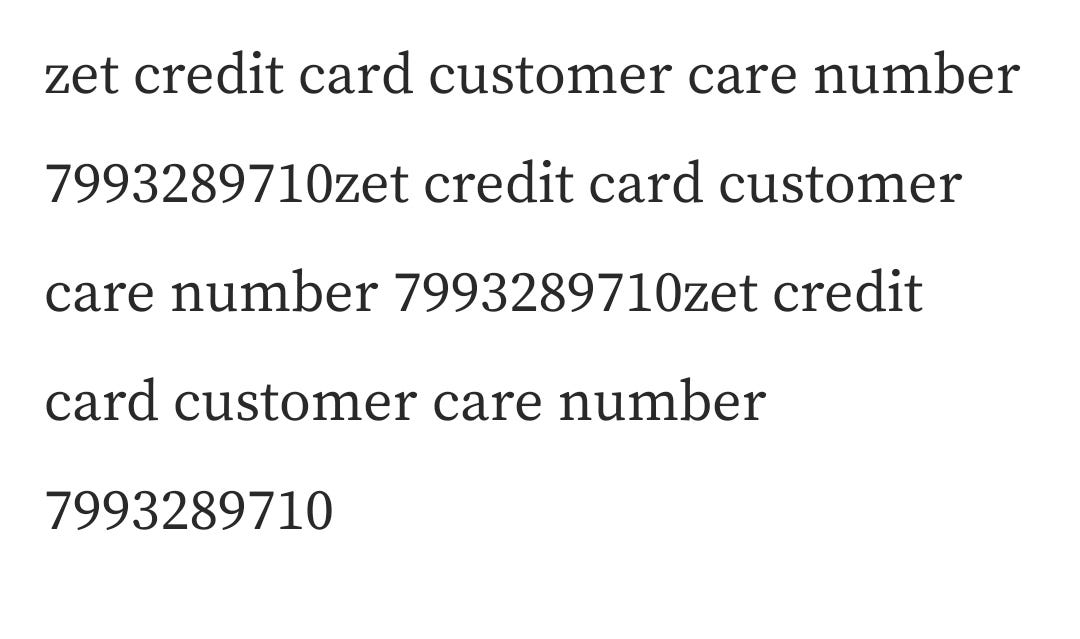 zet credit card customer care number 7993289710