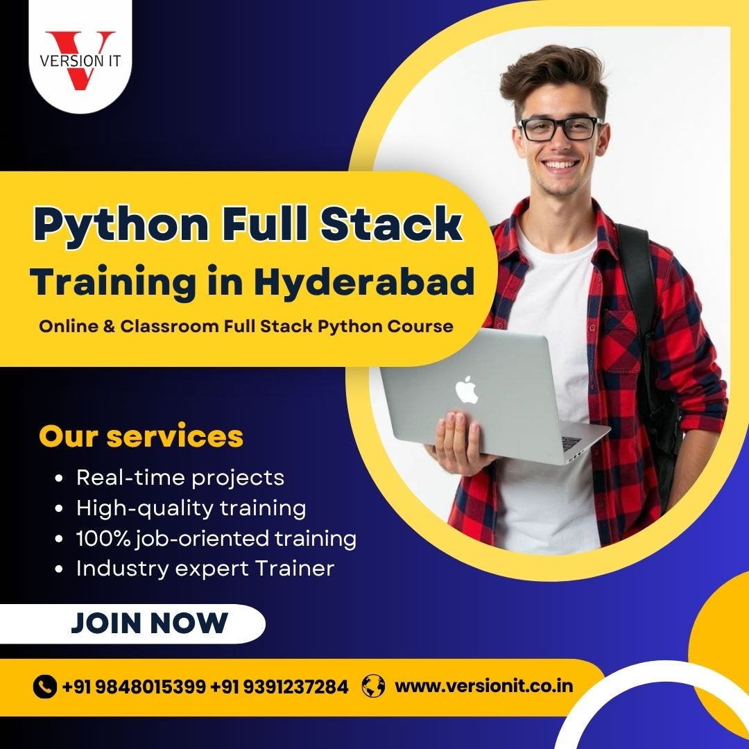 Python Full Stack Training in Hyderabad | Online & Classroom Full Stack Python Course