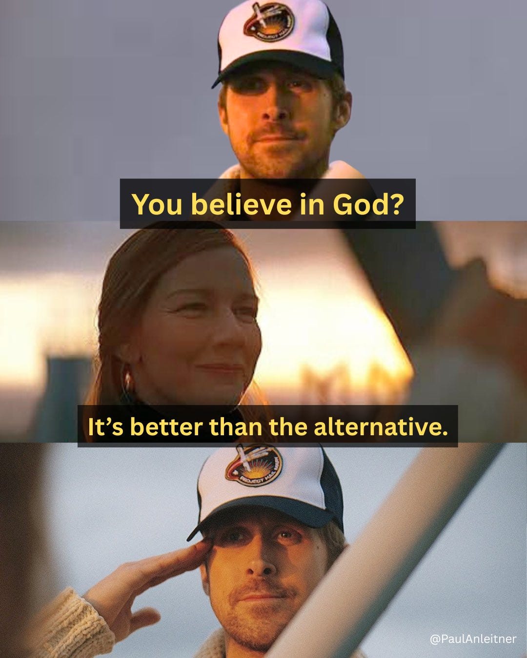 Is God better than the alternative- Is God better than the alternative-