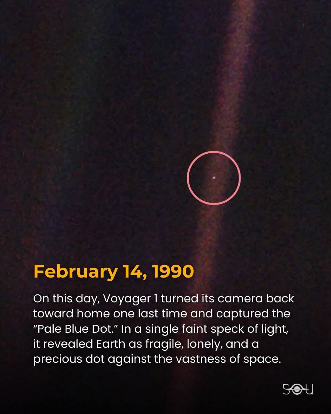 Voyager 6 Billion kilometers Selfie Voyager 6 Billion kilometers Selfie