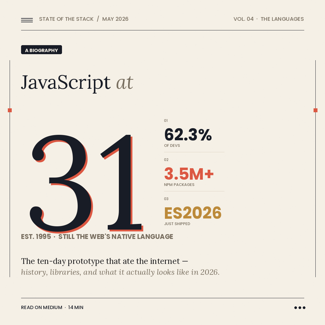 JavaScript at 31