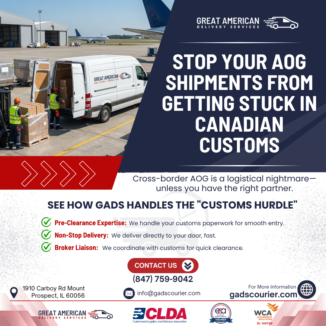 Stop Your AOG Shipments from Getting Stuck in Canadian Customs