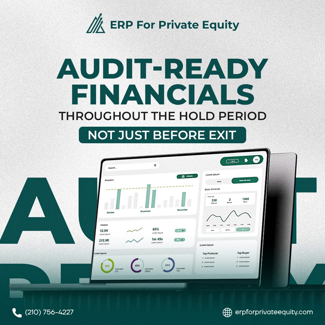 Audit-Ready Financials Throughout the Hold Period — Not Just Before Exit