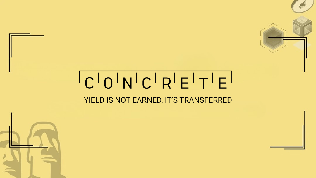 yield is not earned, it’s transferred