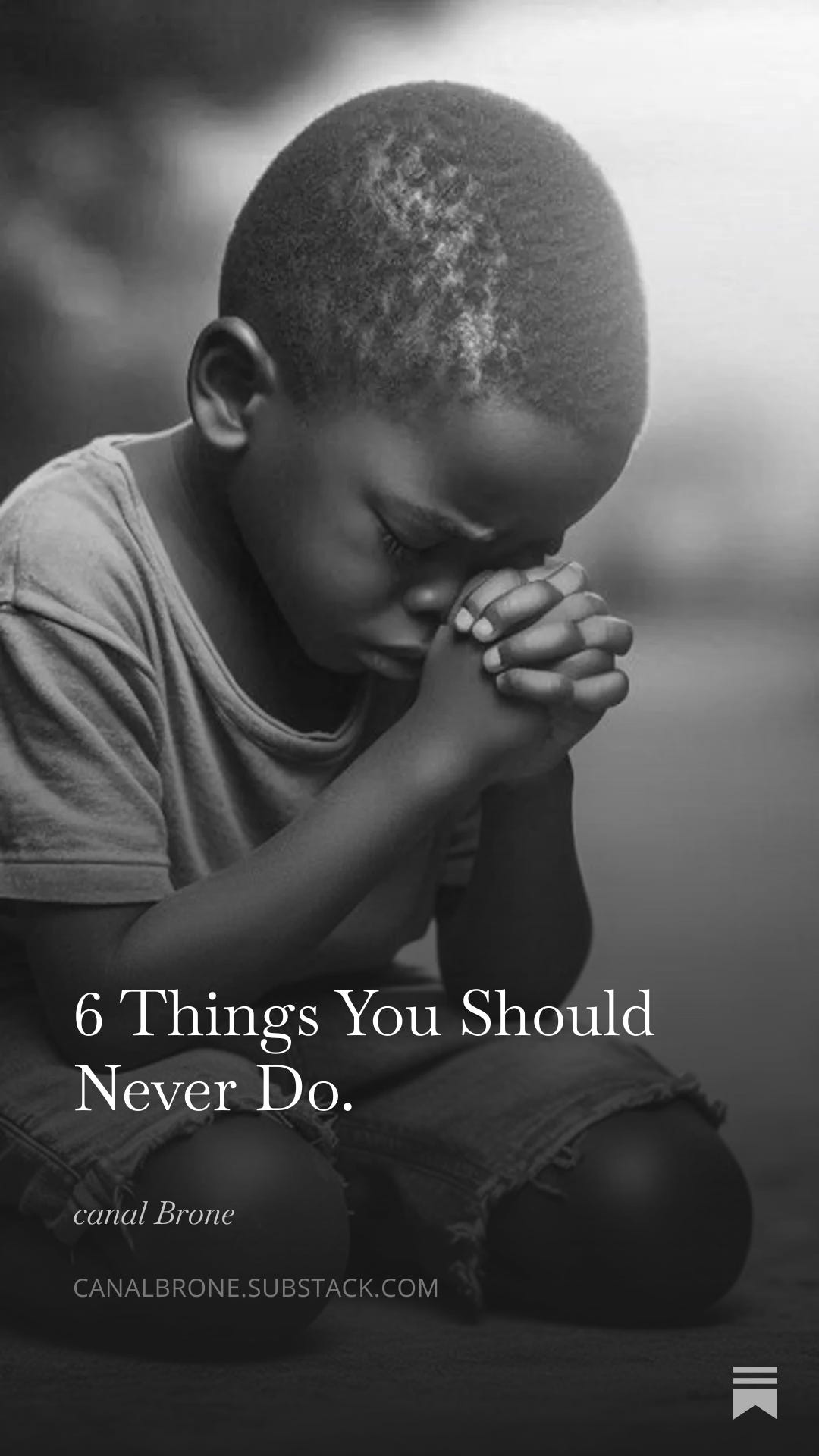 ️ 6 THINGS YOU SHOULD NEVER DO