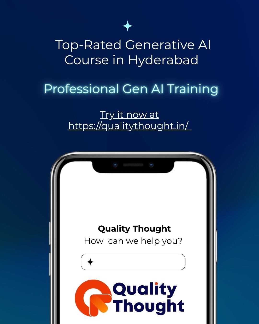 Top-Rated Generative AI Course in Hyderabad: Build the Future with Quality Thought