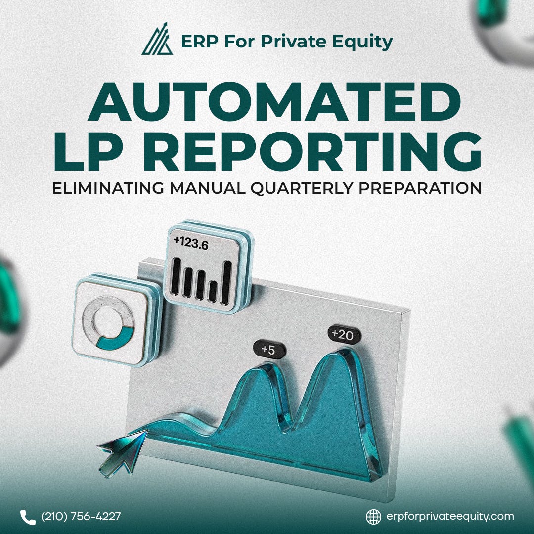 Automated LP Reporting — Eliminating Manual Quarterly Preparation for PE-Backed Companies