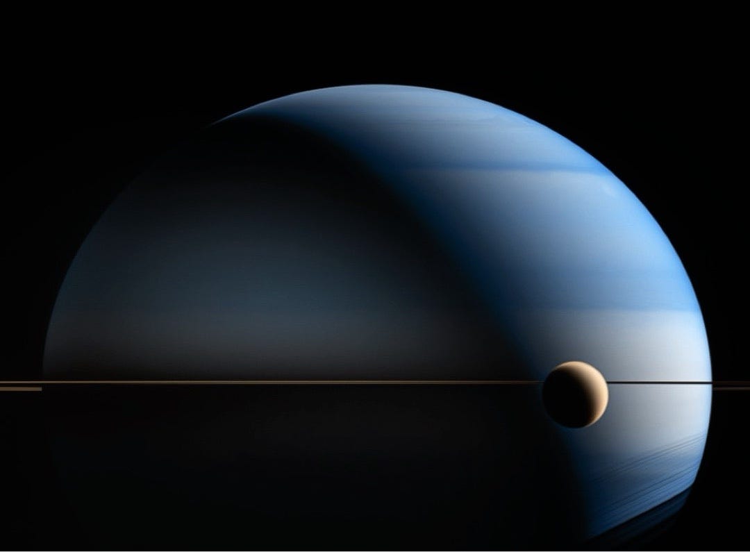 Planetary Monday with Saturn and Titan