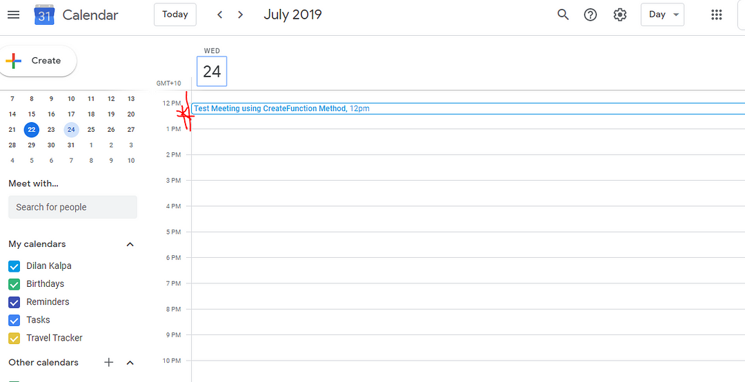 Accessing Google Calendar Events Data using Python