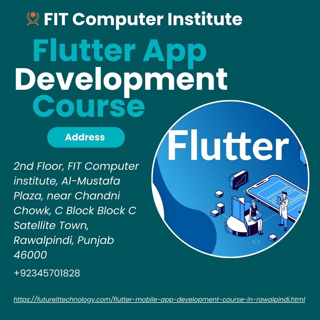 Flutter App Development Course In Rawalpindi And Islamabad