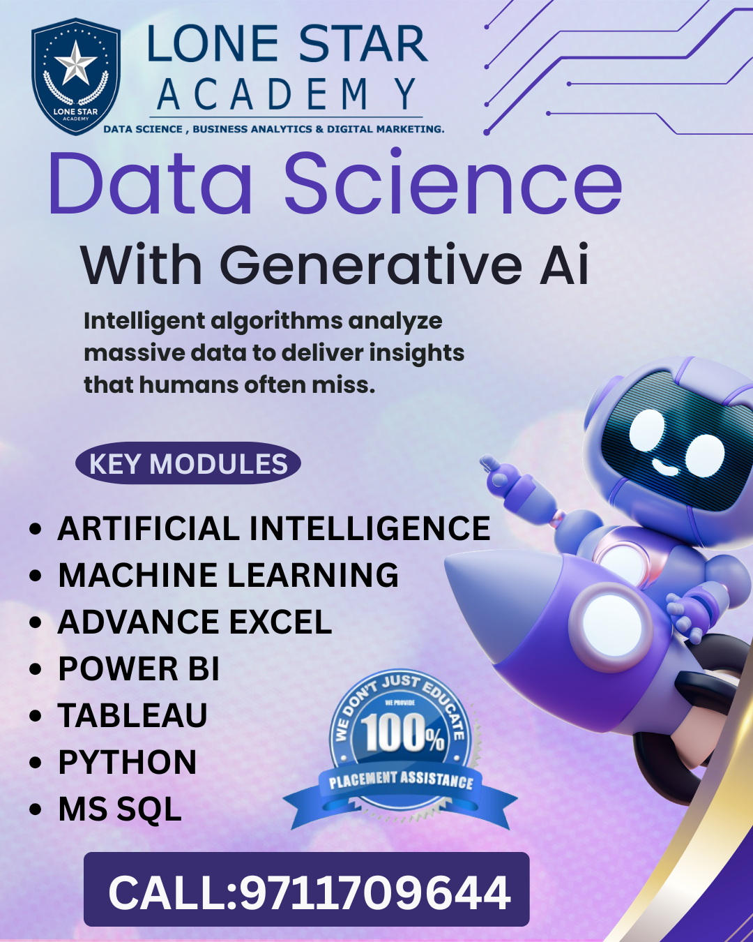 Data Science with AI — Enroll Now at Lonestar Academy Janakpuri