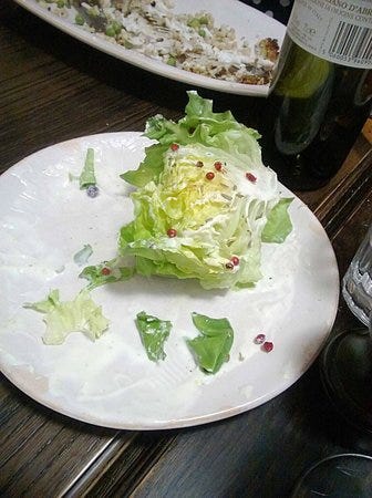terrible salad and customer service