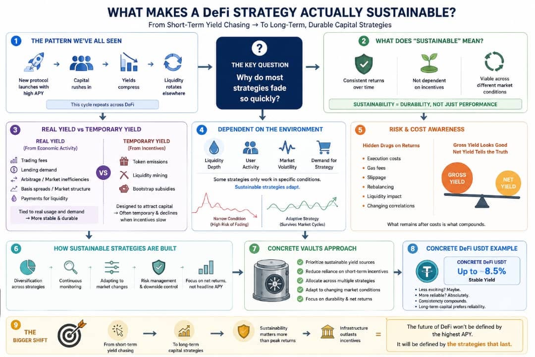 What Makes a DeFi Strategy Actually Sustainable?