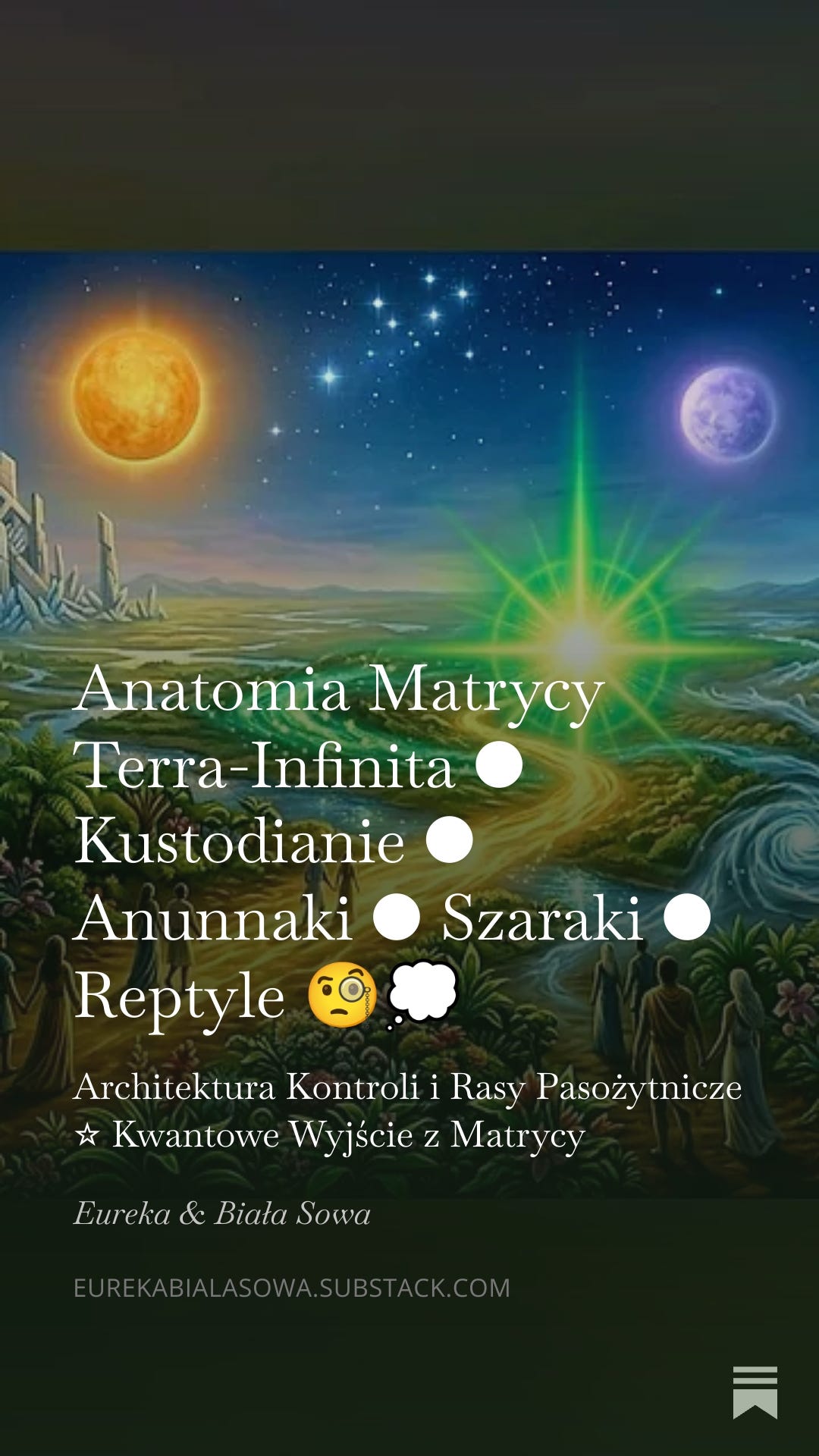 https://open.substack.com/pub/eurekabialasowa/p/anatomia-matrycy-terra https://open.substack.com/pub/eurekabialasowa/p/anatomia-matrycy-terra