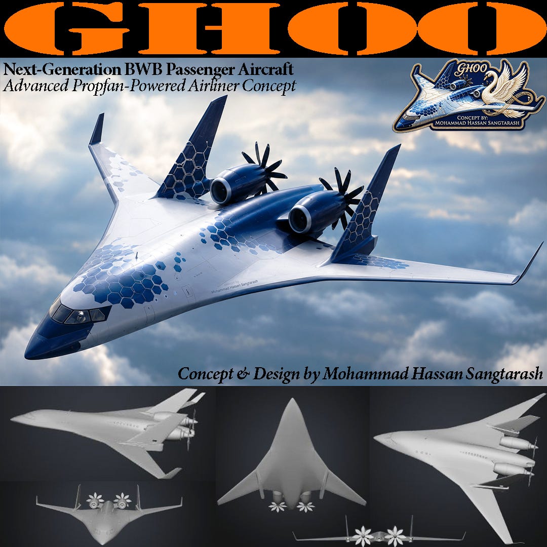 GHOO: Exploring a Blended-Wing Open-Rotor Path for Sustainable Commerc GHOO: Exploring a Blended-Wing Open-Rotor Path for Sustainable Commerc