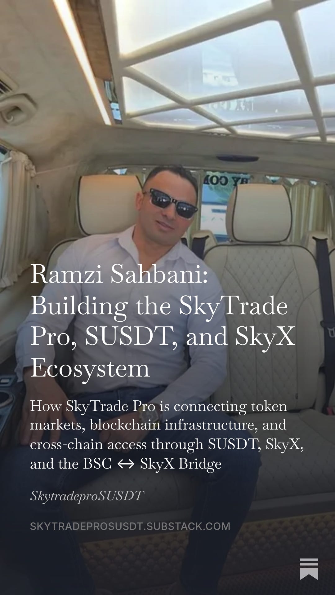 Ramzi Sahbani: Building the SkyTrade Pro, SUSDT, and SkyX Ecosystem