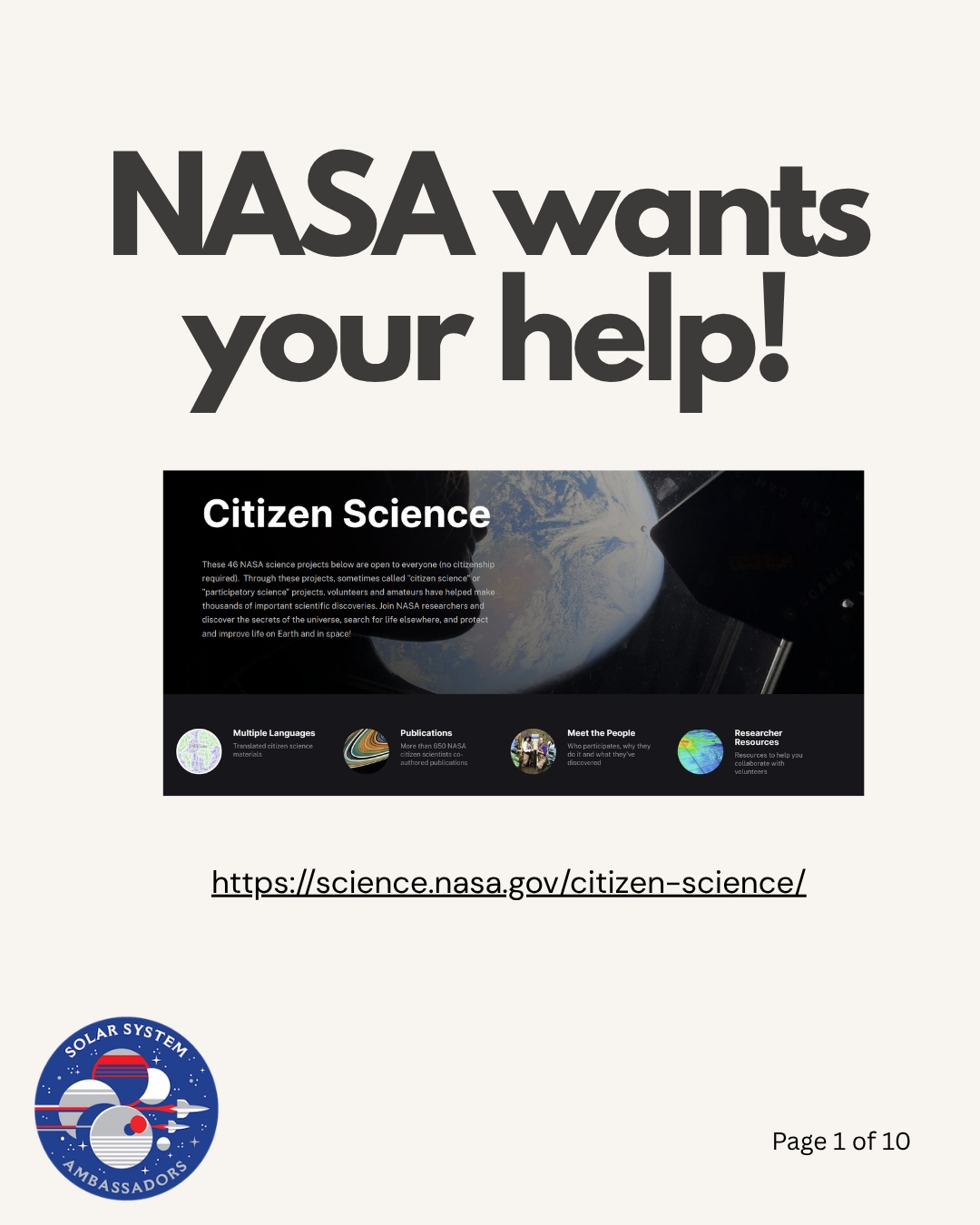 This week’s featured NASA citizen science project — Spiral Graph: Clus This week’s featured NASA citizen science project — Spiral Graph: Clus