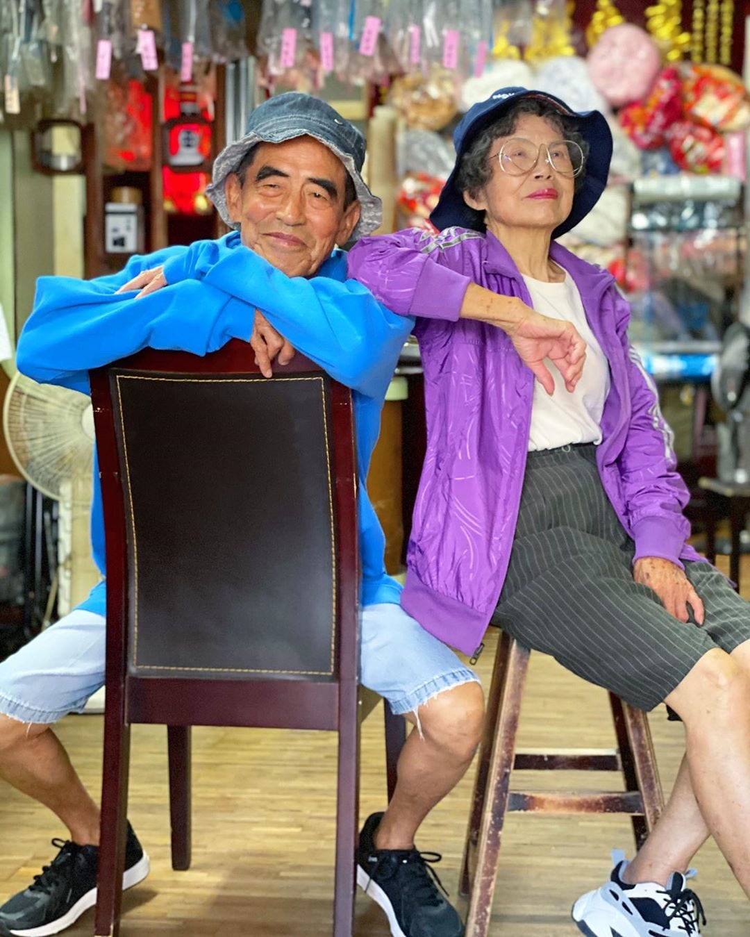 Meet the Octogenarian Couple Who Model Forgotten Laundry in Taiwan