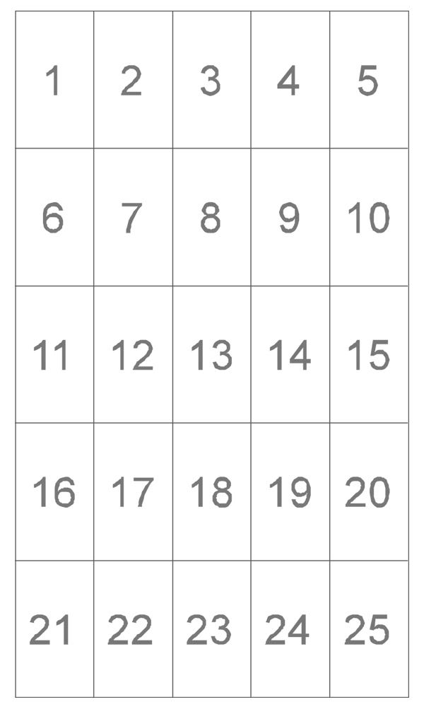 Ordem na qual as páginas do roteiro foram dispostas para a triangulação.