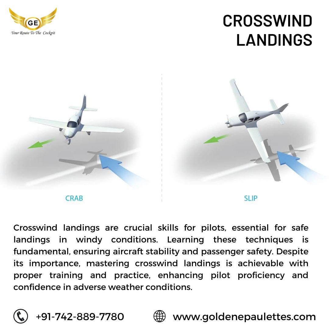Crosswind landings are crucial skills for pilots