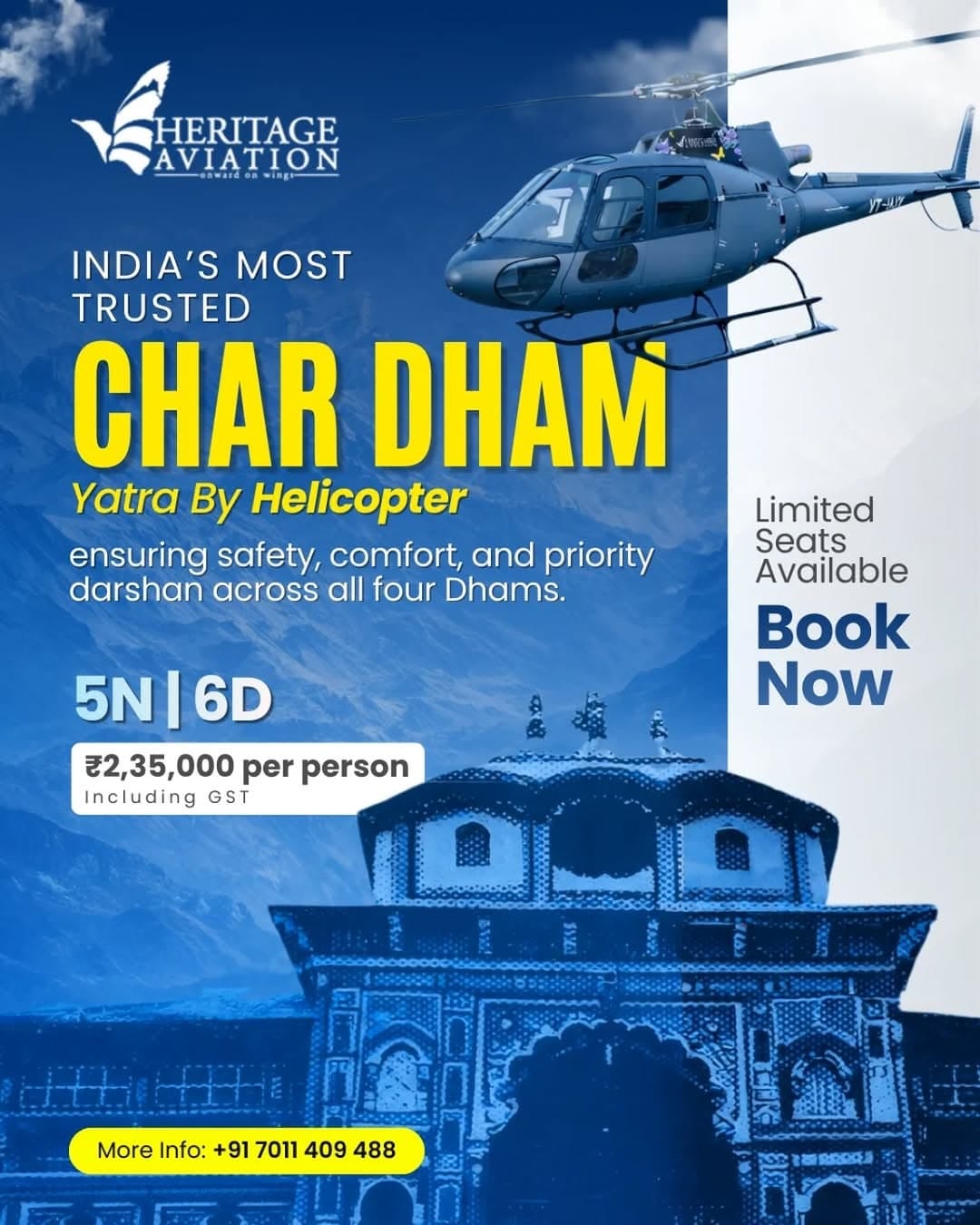 Helicopter or Road: Which Char Dham Yatra Experience Is Right for You-