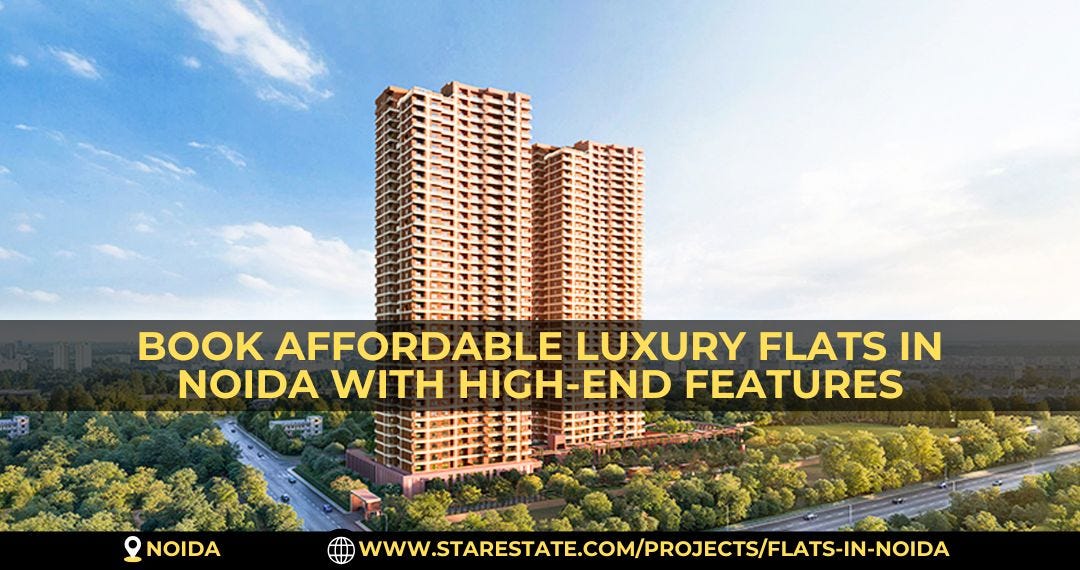 Luxury Flats In Noida With Large Balconies And Ventilation