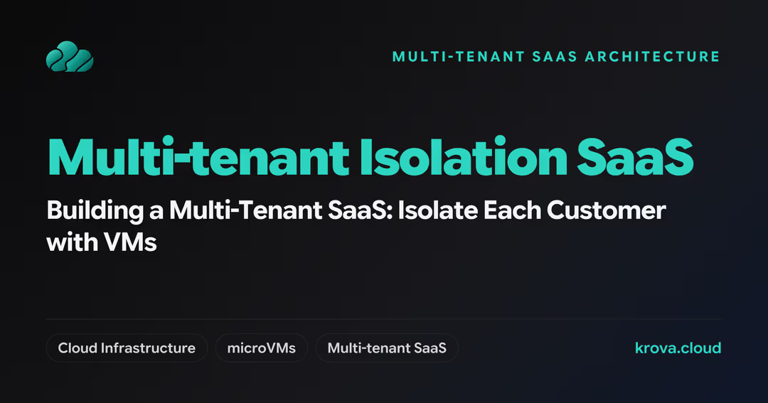 Multi-Tenant SaaS Needs More Than a tenant_id: Why Customer Isolation Matters