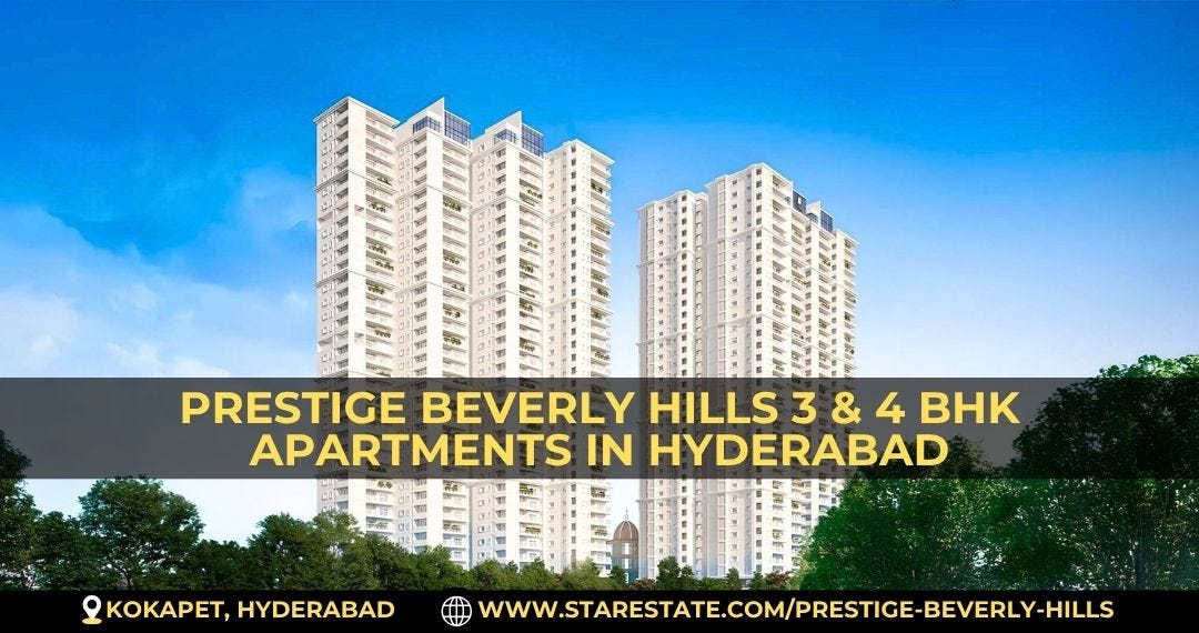 Prestige Beverly Hills Hyderabad Apartments With Amenities